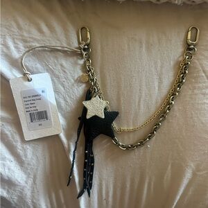 Hobo Stardust Bag Swag Gold and Black Star Chain Bag Charm
